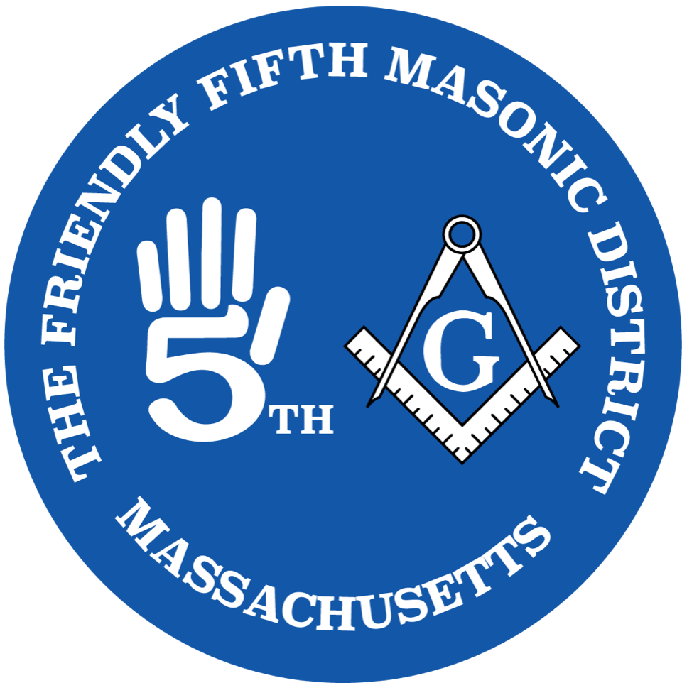 Logo for the Friendly Fifth District of Freemasons in MAssachusetts